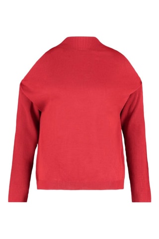 Camisola relaxed - Vermelho