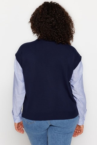 Camisola Plus Size - Azul