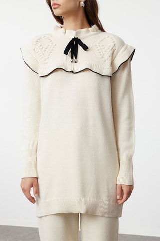 Camisola e calças - Creme