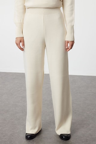 Camisola e calças - Creme