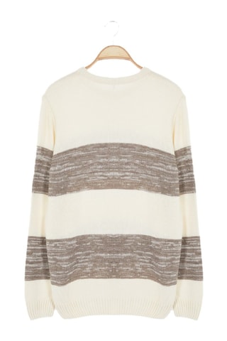 Camisola regular - Bege ­mesclado