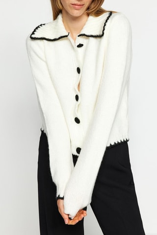 Casaco de malha - Branco