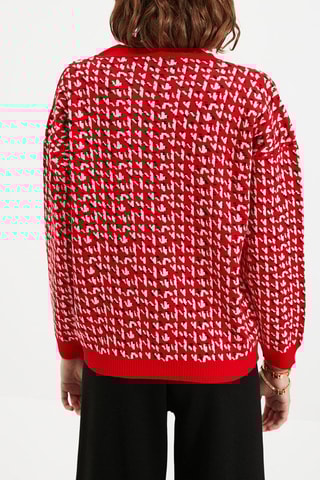 Casaco de malha - Vermelho