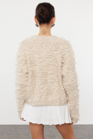 Casaco de malha - Bege
