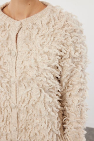 Casaco de malha - Bege