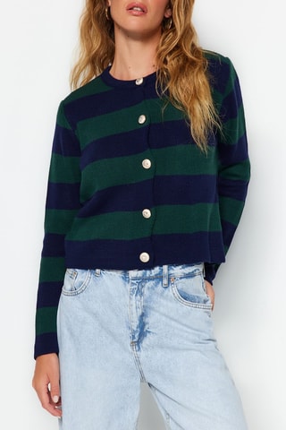 Casaco de malha - Verde