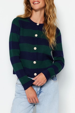 Casaco de malha - Verde