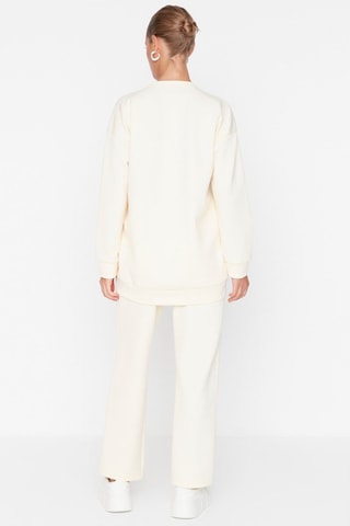 Calças de treino e sweat - Creme