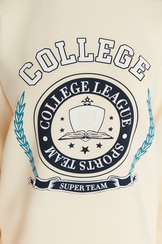 Calças de treino e sweat - Creme