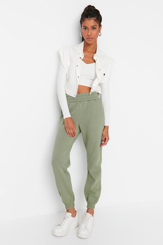 Calças de treino - Verde-hortelã