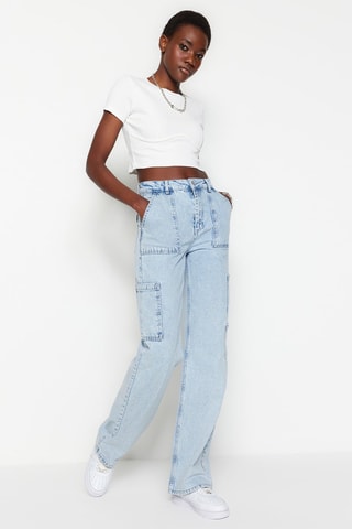 Calças de ganga - Azul-claro