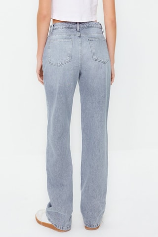 Calças de ganga wide legs - Azul