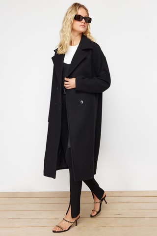 Sobretudo oversize - Preto