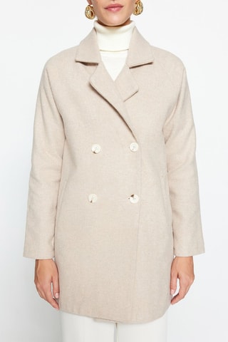 Sobretudo Cinzento-claro