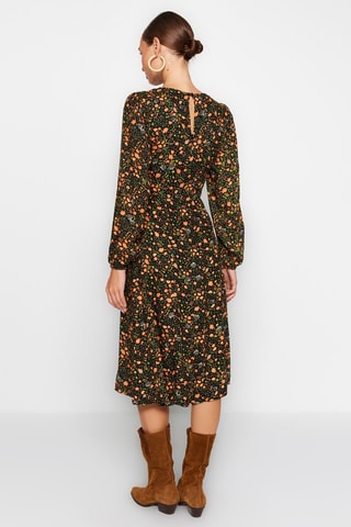 Vestido estilo patinadora - Preto