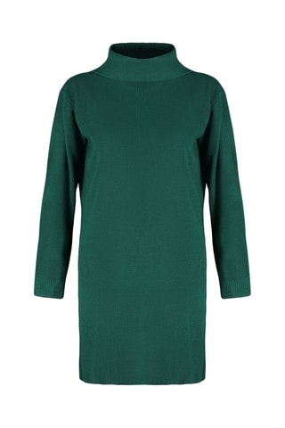 Vestido-camisola - Verde-esmeralda