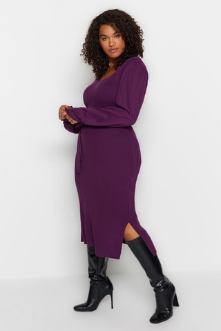 Vestido midi - Violeta