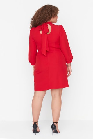 Vestido direito - Vermelho