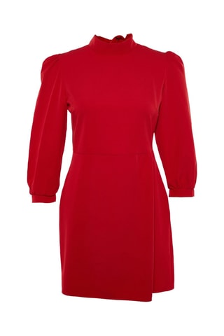 Vestido direito - Vermelho