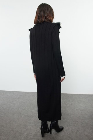 Vestido comprido relaxed - Preto