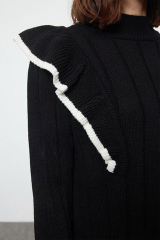 Vestido comprido relaxed - Preto