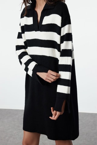 Vestido-camisola - Preto