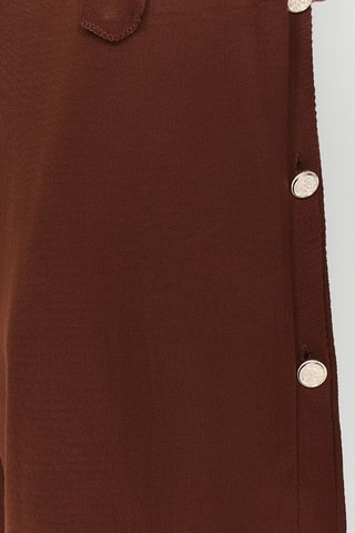 Vestido-camisola - Castanho