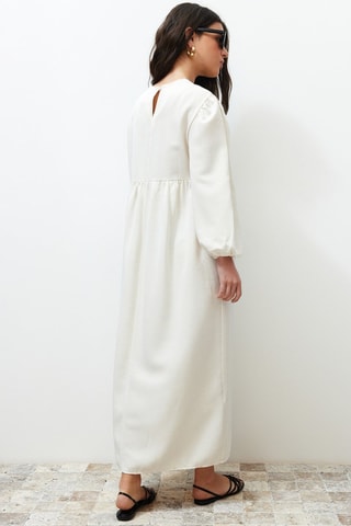 Vestido comprido - Cru