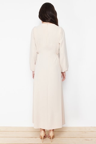 Vestido comprido - Bege