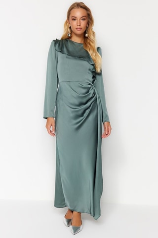 Vestido comprido - Caqui