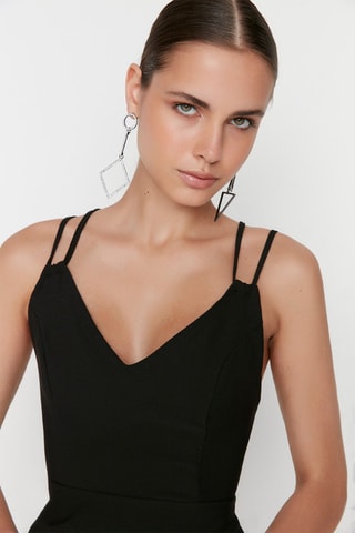 Vestido justo - Preto