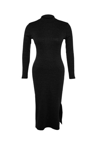 Vestido justo - Preto