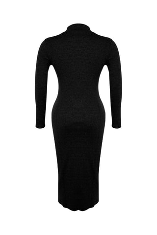 Vestido justo - Preto