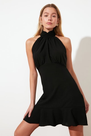 Vestido estilo patinadora - Preto