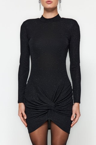 Vestido justo - Preto