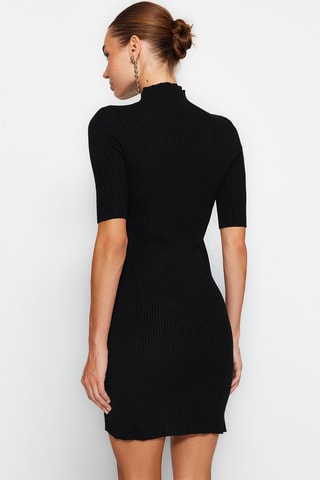 Vestido justo - Preto