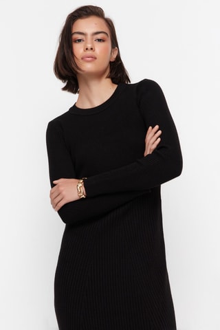 Vestido-camisola - Preto