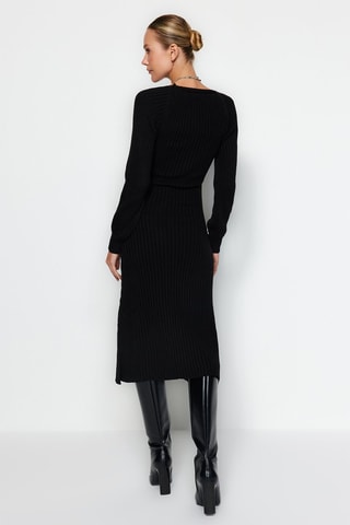 Vestido midi - Preto