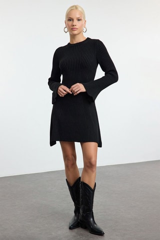 Vestido-camisola - Preto