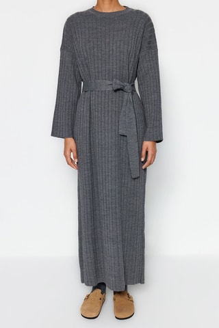 Vestido-camisola - Antracite