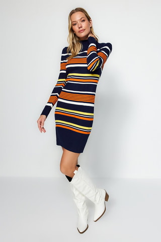 Vestido - Azul-marinho