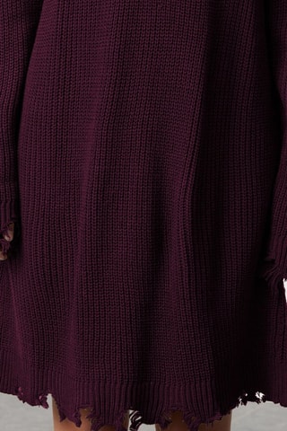 Vestido-camisola - Bordô