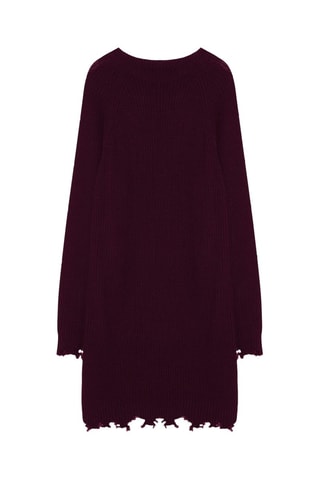 Vestido-camisola - Bordô