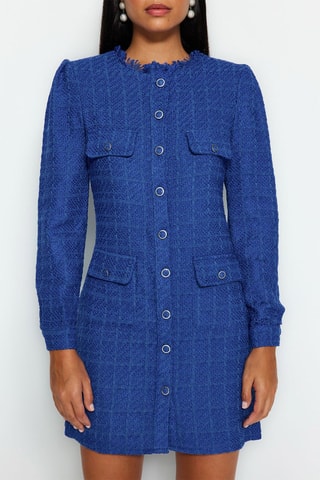 Vestido-camisa - Azul