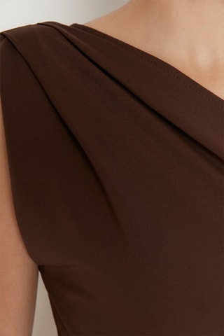 Body assimétrico Castanho