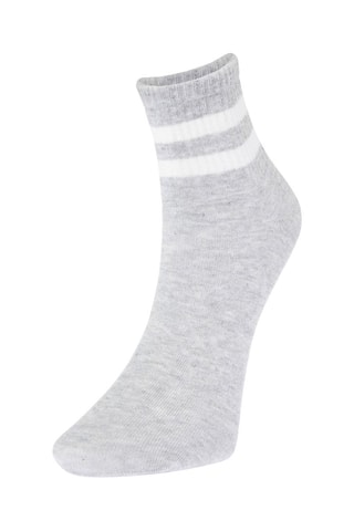 5 pares de meias - Preto e branco