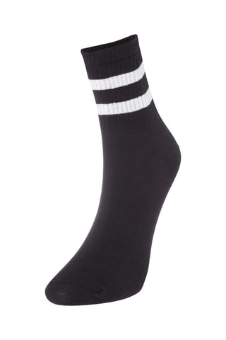 5 pares de meias - Preto e branco