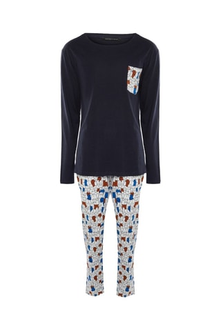 Pijama - Azul-marinho