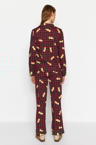 Pijama - Preto e vermelho