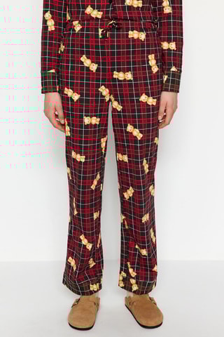 Pijama - Preto e vermelho